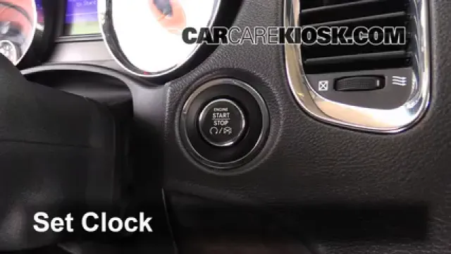 2013 Dodge Durango RT 5.7L V8 Reloj Fijar hora de reloj